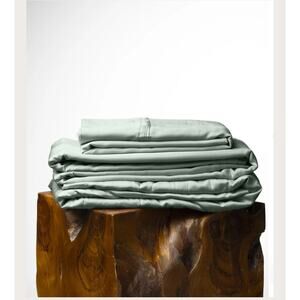 Olive Crate 100% Eucalyptus TENCEL Cooling - CALI KING Sheet Set 4pc Spring Sage